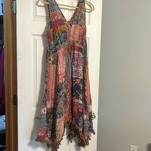 Multi-print pajama dress purchased form Anthropologie